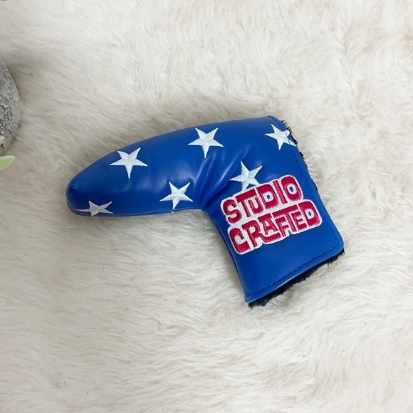 Studio Crafted Red, White & Blue Star Print Golf Club Cover - Picture 1 of 4